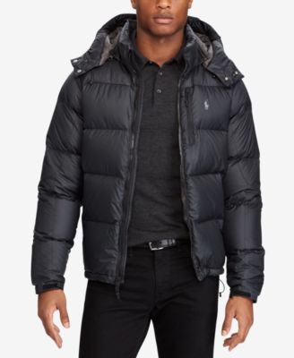 ralph lauren hooded ripstop down coat