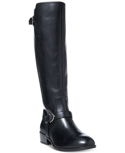 Lauren Ralph Lauren Margarite Wide Calf Riding Boots - Boots - Shoes ...