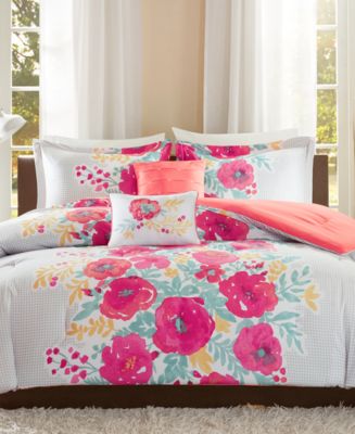 Intelligent Design Elodie 4-Pc. Reversible Twin/Twin XL Comforter Set ...