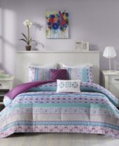 Purple Bed In A Bag And Comforter Sets Queen King More Macy S