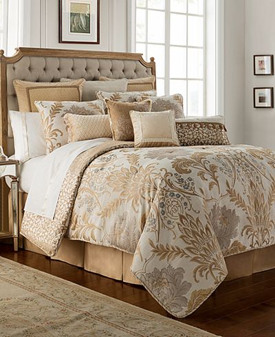 Waterford Ansonia Ivory 4-Pc. Queen Comforter Set ...