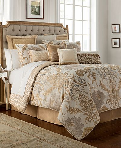 Waterford Ansonia Ivory 4-Pc. Queen Comforter Set