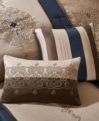 Donovan Jacquard Medallion 7-Pc. Comforter Sets