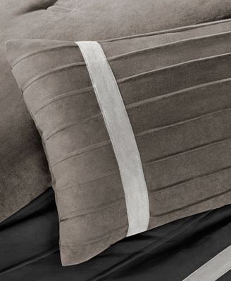 Palmer Faux-Suede7-Pc. Comforter Set, Queen