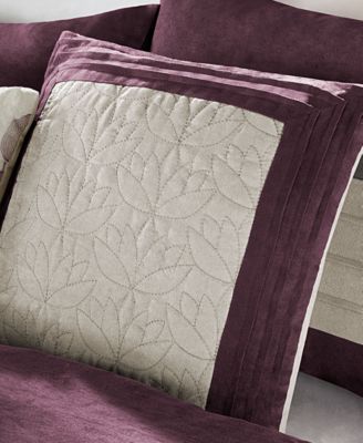 Palmer Faux-Suede7-Pc. Comforter Set, Queen