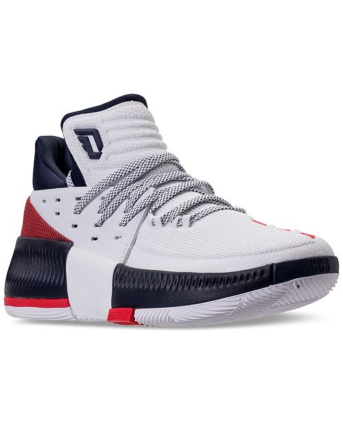 Adidas Men S Dame 3 Basketball Sneakers From Finish Line Reviews