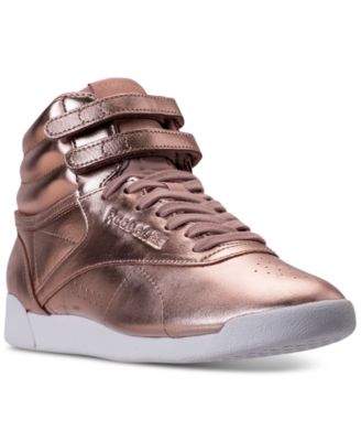reebok metallic sneakers