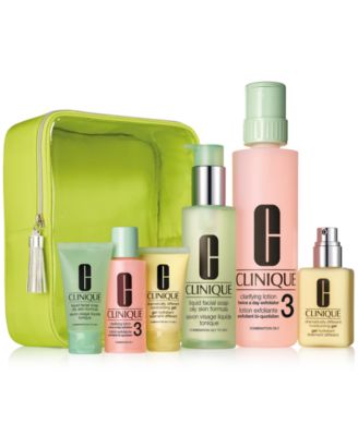 Clinique - 7-Pc. Great Skin Home & Away Set - For Oilier Skin