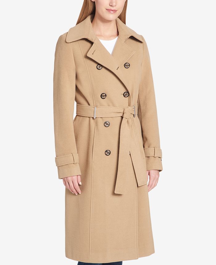 Tommy Wool-Blend Trench Coat - Macy's