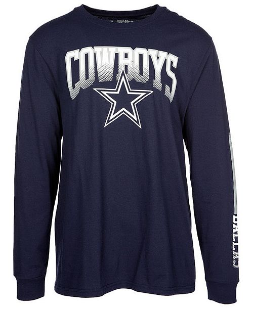 Authentic Nfl Apparel Men S Dallas Cowboys Mack Long Sleeve T