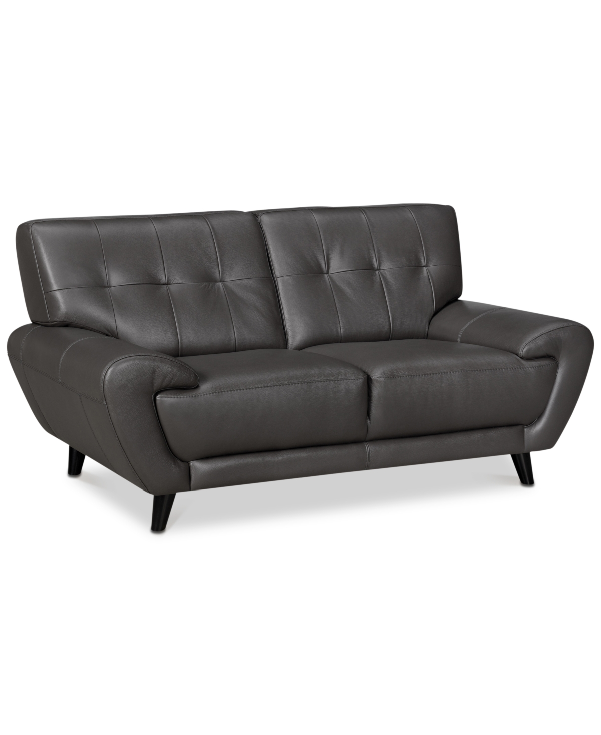 Lanz 65 Leather Loveseat, Created for Macys