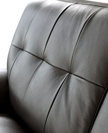 Furniture - Lanz Leather Loveseat, Created for Macy's