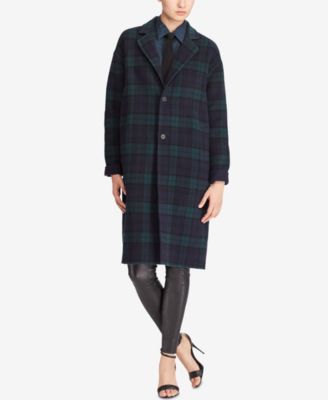 ralph lauren tartan coat