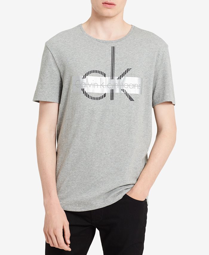 Calvin Klein Jeans Men's Graphic-Print T-Shirt & Reviews - T-Shirts ...