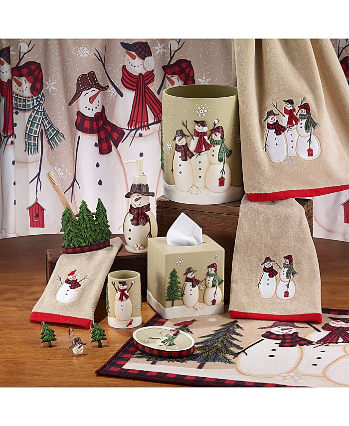 Avanti Snowman Gathering Holiday Bath Collection & Reviews Bathroom