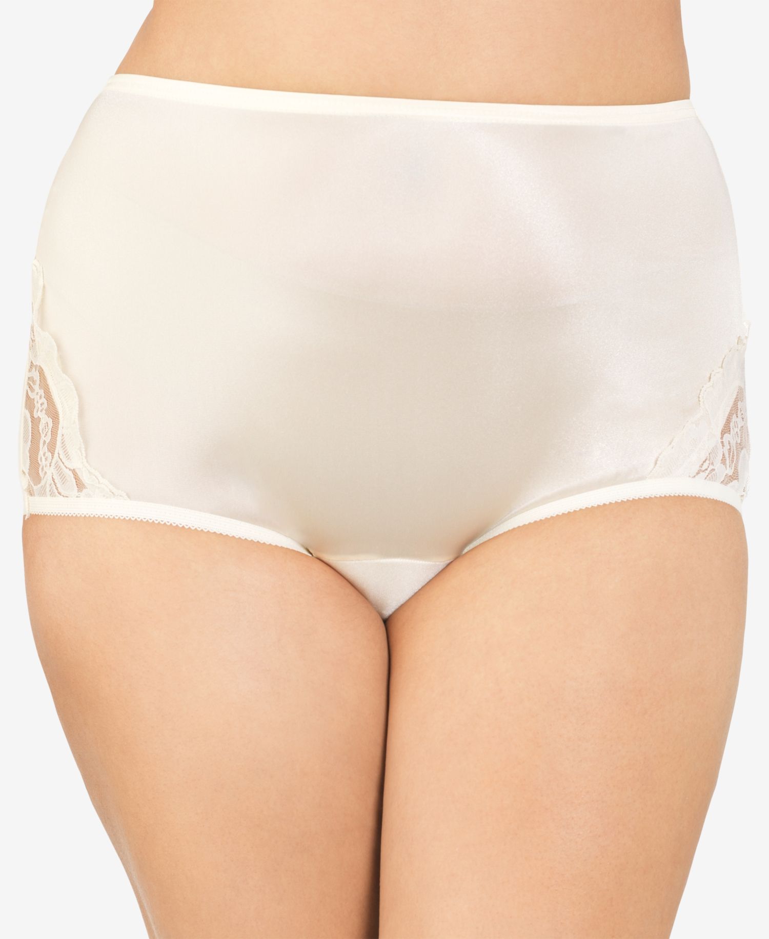 Women's Perfectly Yours® Lace Nouveau Nylon Brief Underwear 13001, extended sizes available