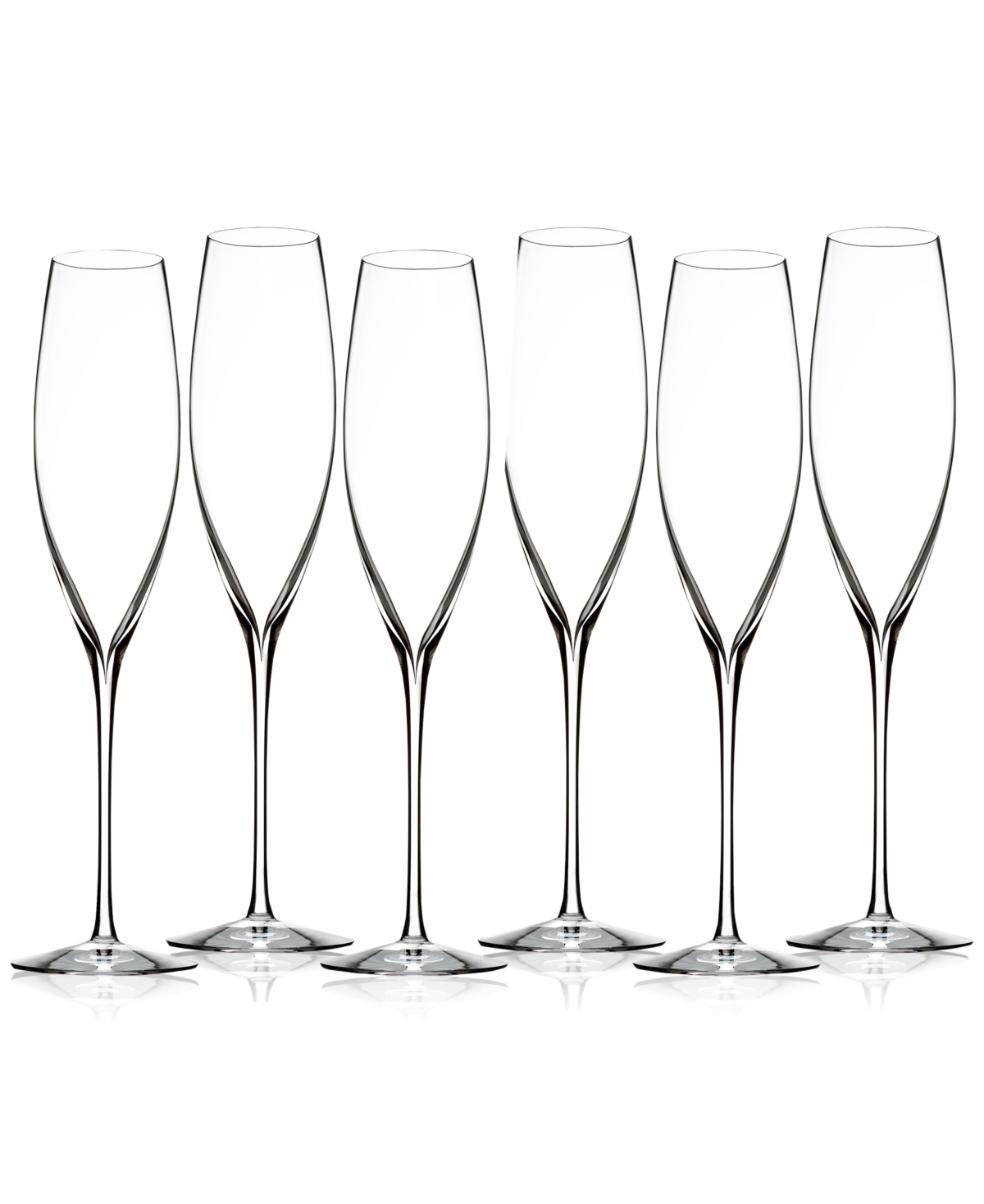 Waterford Elegance Classic Champagne Toasting Flute 9 Oz, Set Of 6 In Clear
