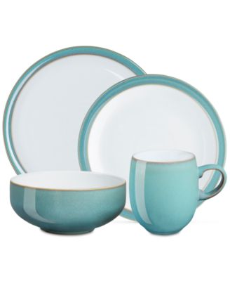 Denby Azure 16-Pc. Dinnerware Set, Service For 4 - Macy's