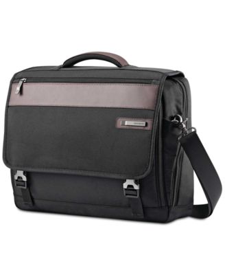 samsonite mens leather classic flap briefcase