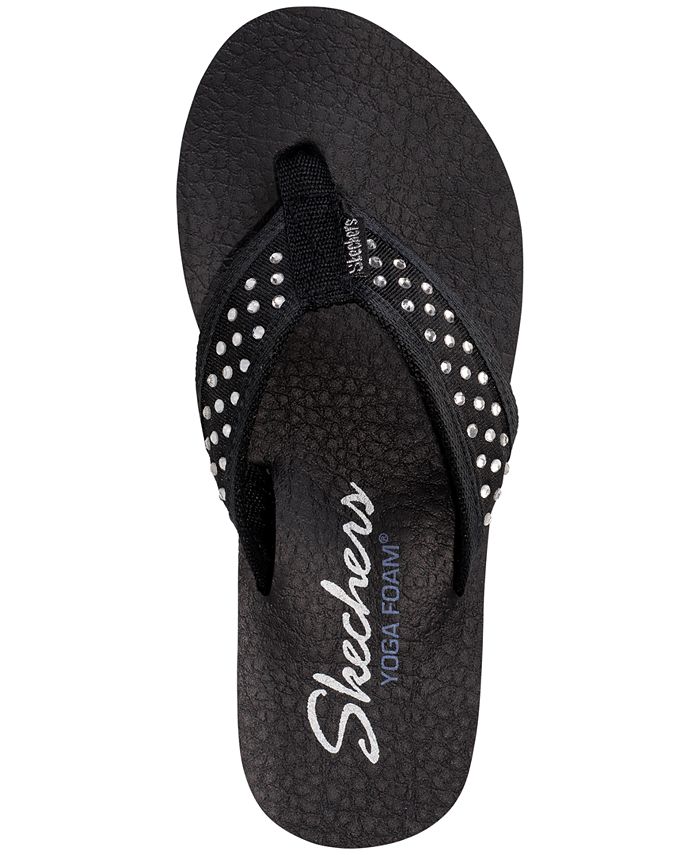 Skechers Women's Meditation - Sandcastle Comfort Flip-Flop Sandals from ...