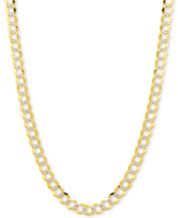 Macy's white new arrivals gold chain