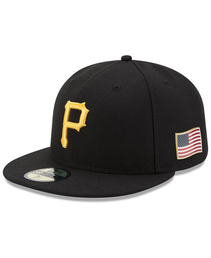 New Era Pittsburgh Pirates Authentic Collection 9-11 Patch 59FIFTY ...