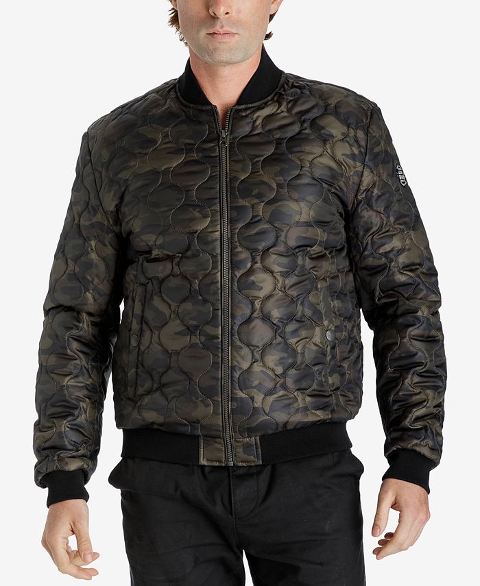 Lucky Brand Men's Camo Varsity Jacket Macy's