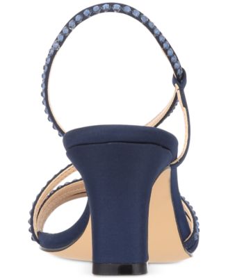 nina gerri evening sandals navy