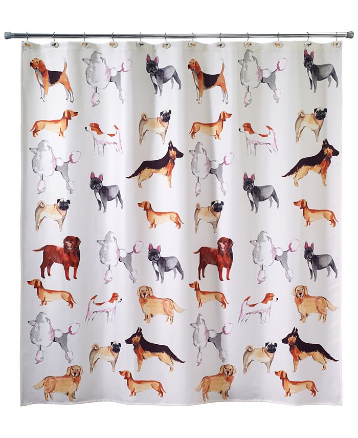 Avanti Dogs on Parade Shower Curtain Macy's