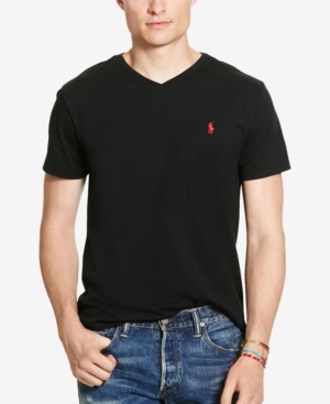 POLO RALPH LAUREN MEN'S CORE MEDIUM-FIT V-NECK COTTON JERSEY T-SHIRT