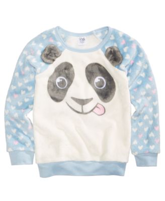 Evy of California - Panda Sweater, Toddler Girls (2T-5T) & Little Girls (2-6X)