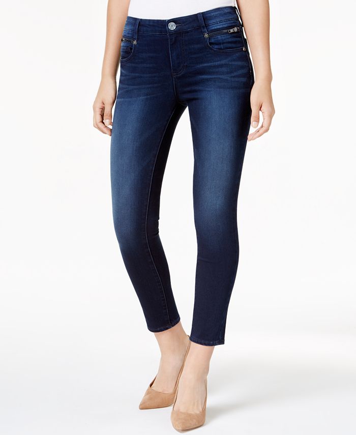 Kut from the Kloth Emma Zip Ankle Skinny Jeans - Macy's