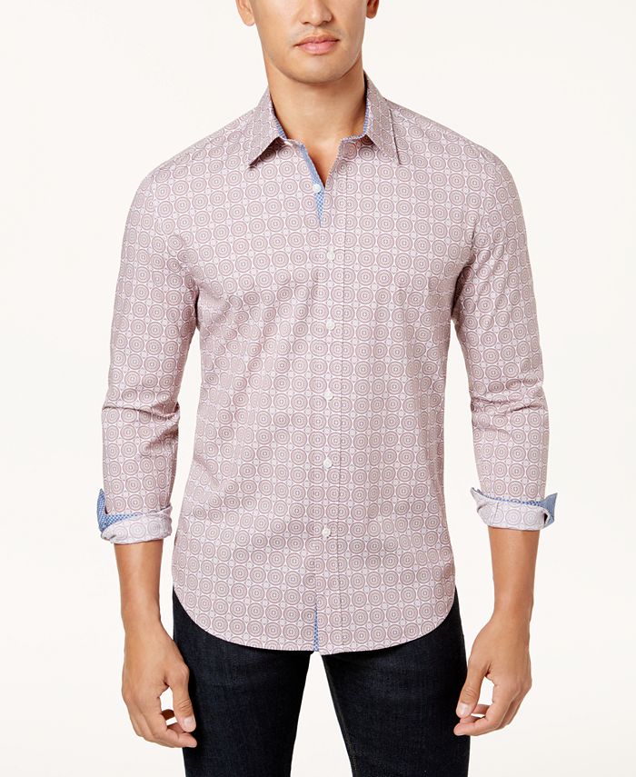 ConStruct Con.Struct Men's Slim-Fit Mosaic Shirt, Created for Macy's ...
