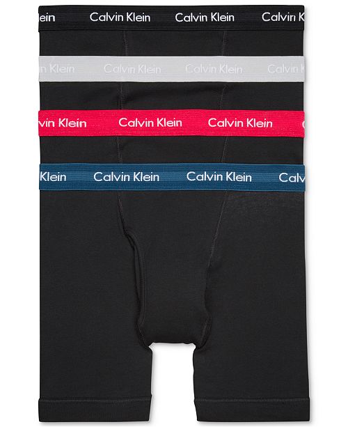 Calvin Klein 3-Pack Classic Boxer Briefs +1 Bonus Pair, Created for ...