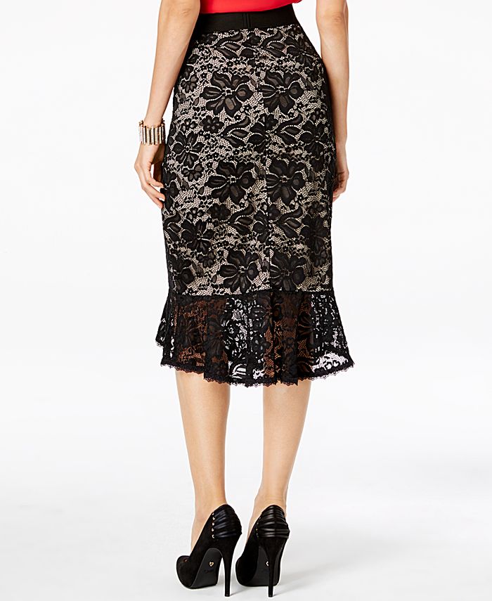 Thalia Sodi Ruffled Lace Skirt, Created for Macy's - Macy's