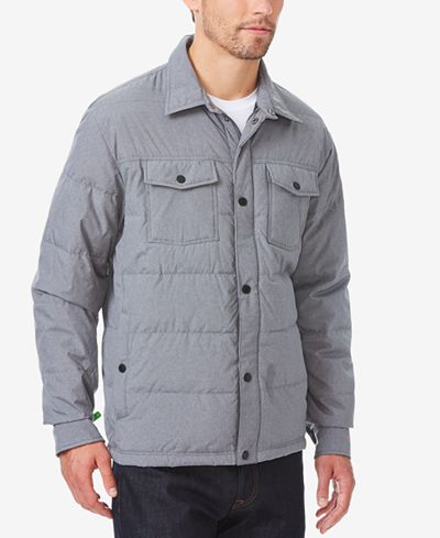 32 Degrees Men's Quilted Down Shirt Jacket - Coats & Jackets - Men - Macy's