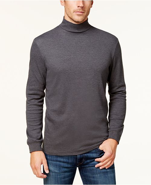 Club Room Men&#39;s Solid Mock-Neck, Created for Macy&#39;s - T-Shirts - Men - Macy&#39;s