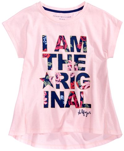 Tommy Hilfiger I Am The Original T Shirt Big Girls 7 16 Sale