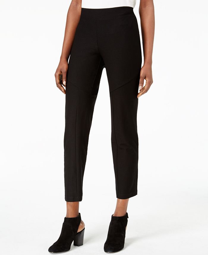 Eileen Fisher Ponté-Knit Slim Ankle Pants, Created for Macy's & Reviews ...