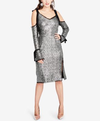 Rachel roy collection sequin midi dress best sale