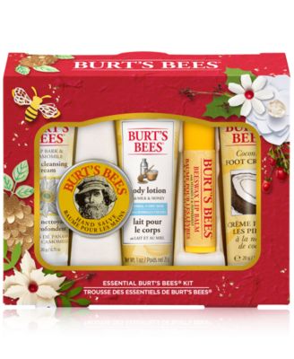 Burt's Bees 5-Pc. Essential Burt's Bees Gift Set - Macy's