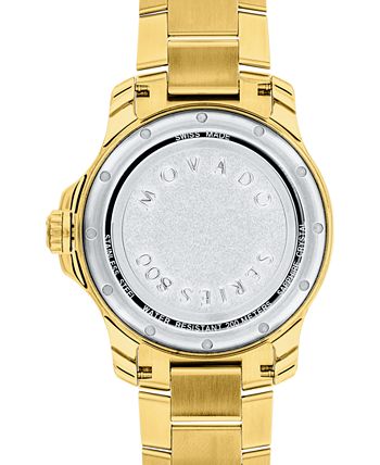 Movado - Men's Swiss Series 800 Gold-Tone PVD Stainless Steel Bracelet Watch 40mm