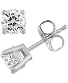 Stud Earrings (1 ct. t.w.) in 14k Gold or White Gold 