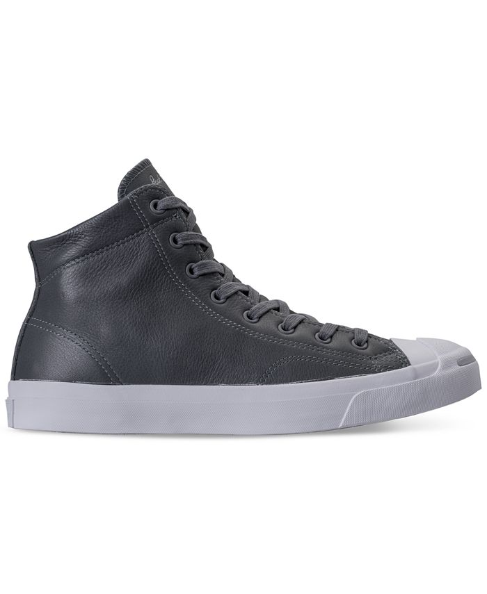 Converse Men's Jack Purcell Jack High Top Casual Sneakers from Finish ...
