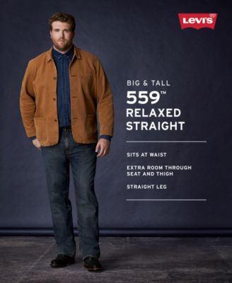 levis 559 big and tall black