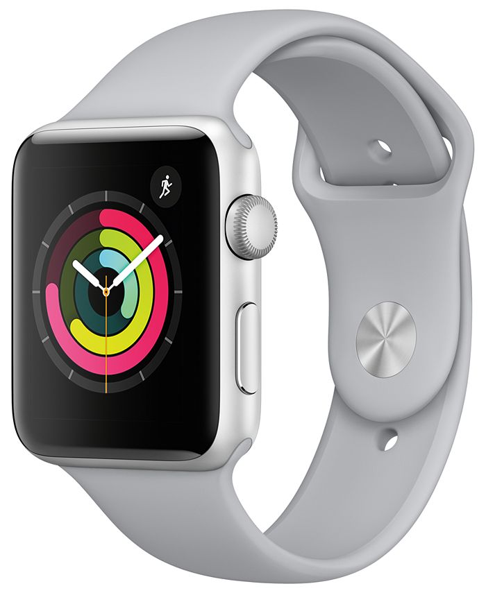 Apple Watch Series 3 GPS 42mm Silver Aluminum Case with Fog
