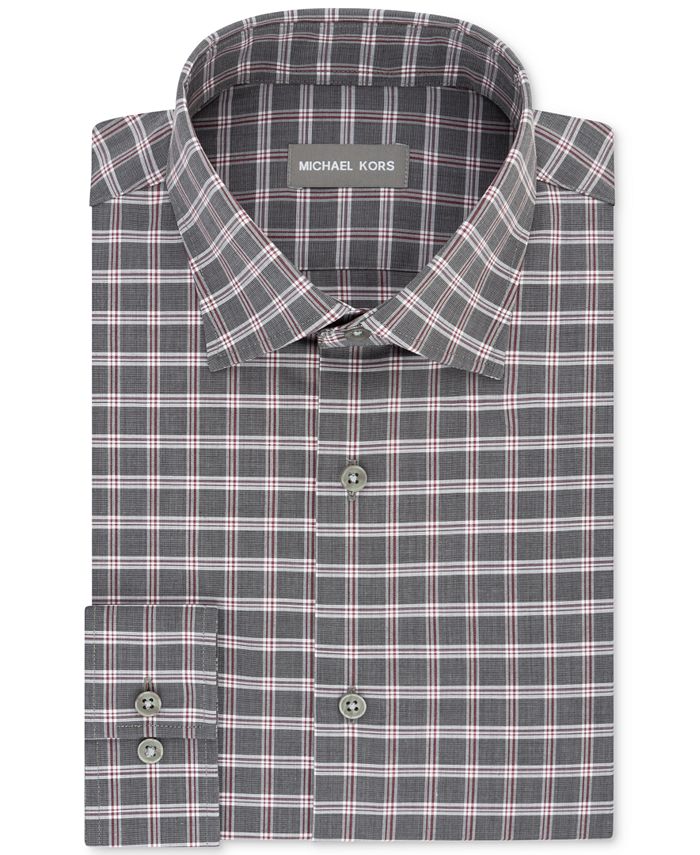 Michael Kors Men's Classic/Regular Fit Airsoft Stretch NonIron