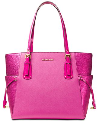 MICHAEL Michael Kors Voyager East West Signature Tote - Handbags & Accessories - Macy&#39;s