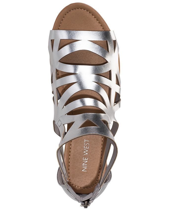 Nine West Little Girls' Sadieh Gladiator Sandals from Finish Line - Macy's