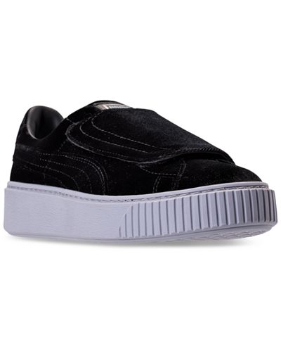 puma basket platform strap